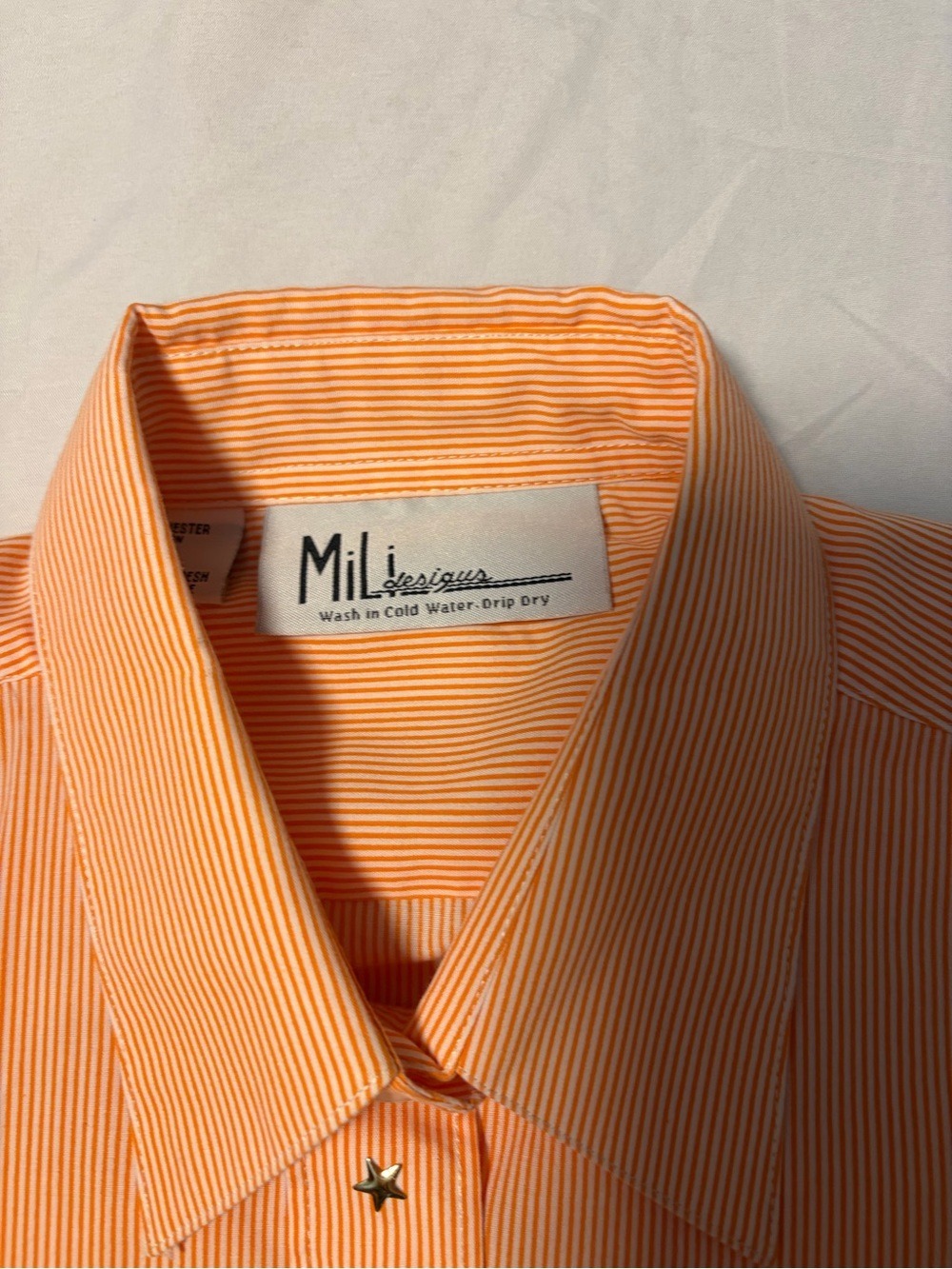 Vintage Mili Designs M Tennessee Volunteers Button Up Shirt Women’s Appliqué - Picture 6 of 13